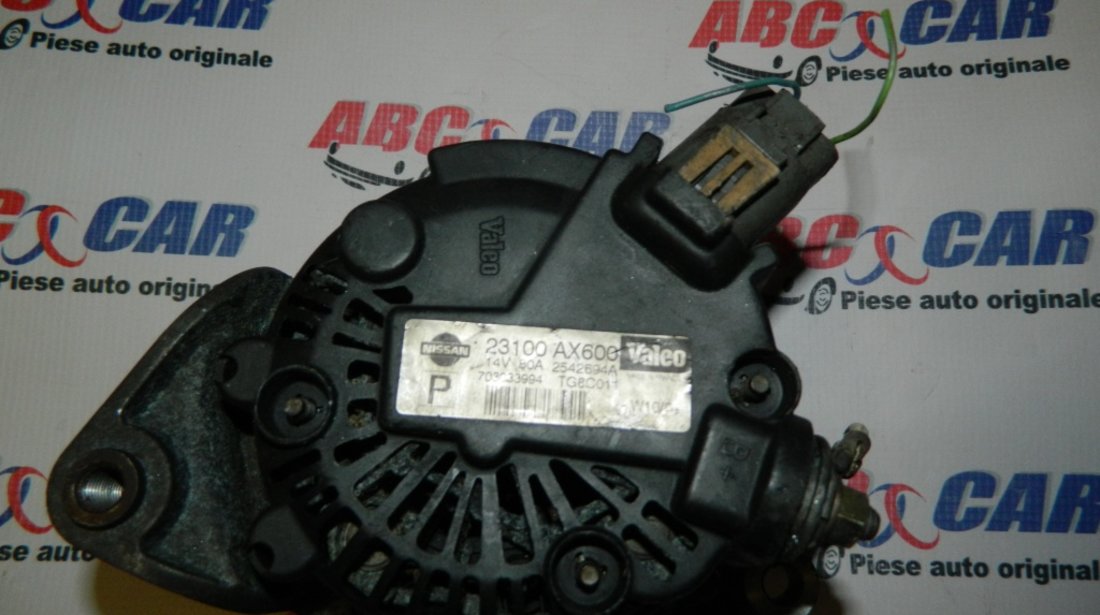 Alternator Nissan Micra 1.2 benzina 14V 80A cod: 2542694A