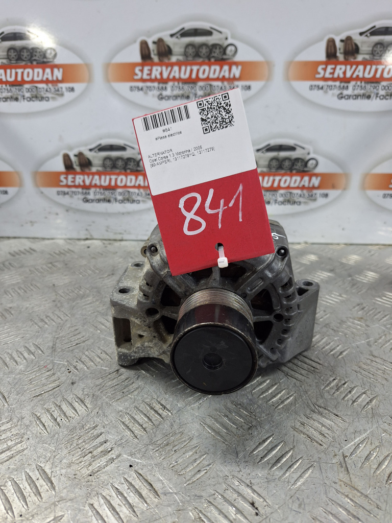 Alternator Opel Corsa C (2000-2006) 1.3 Motorina 2005, 80 AMPERI / 13117279YQ / 13117279