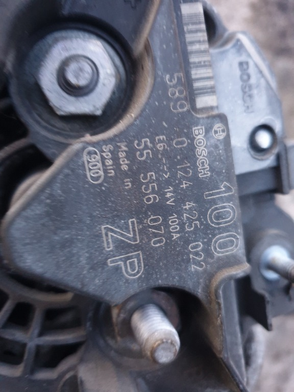 Alternator Opel Corsa Meriva 1.4i Z14XE an 2006 100A