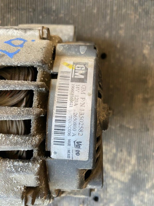 Alternator Opel Insignia motor 2.0 A20DTH euro 5 cod 2650800 A