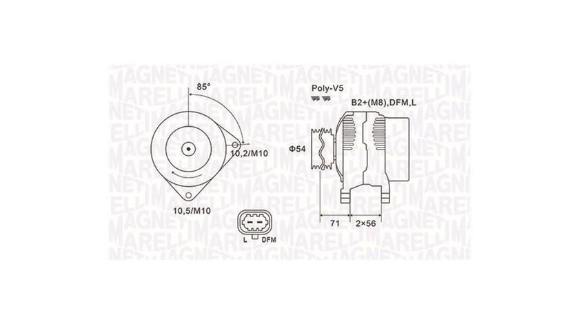 Alternator Opel SIGNUM 2003-2016 #3 0124425050