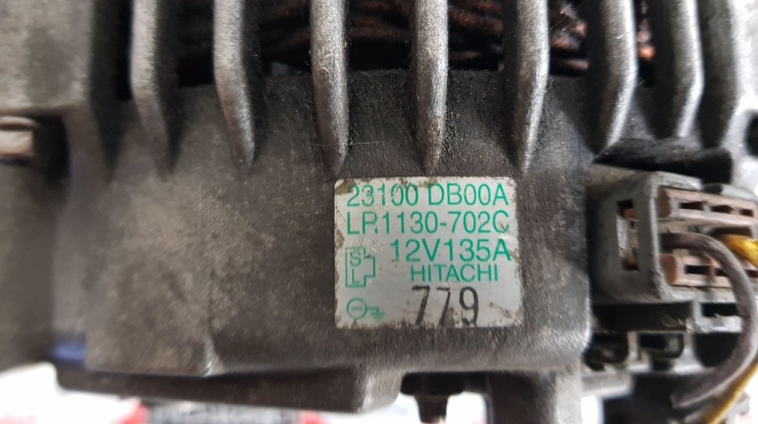 Alternator original 135A Nissan Interstar 3.0 dCi 136CP 23100DB00A