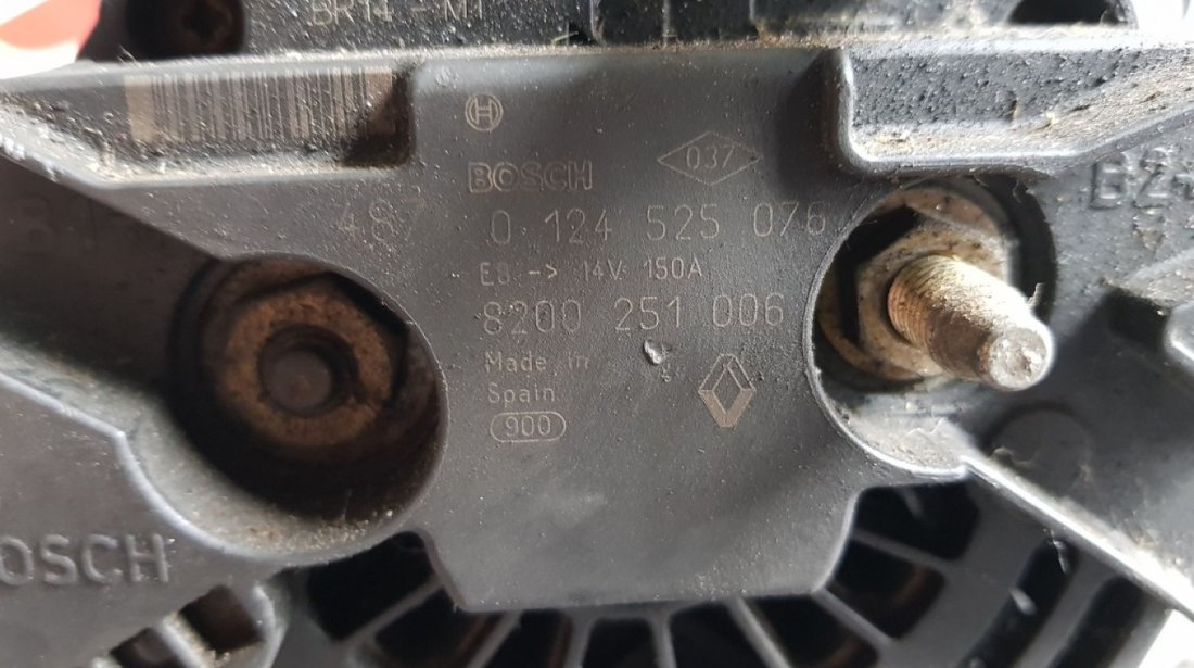 Alternator original 150A Renault Master II 2.5 dCi 99/101/115/120/146 CP 8200251006