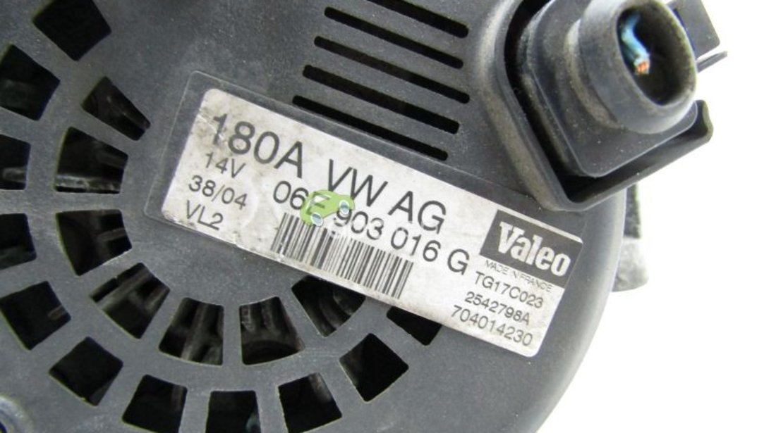 Alternator Original Audi A6 C6 4F (2.4L / 2.8L/ 3.2L FSI) - Cod: 06E903016G