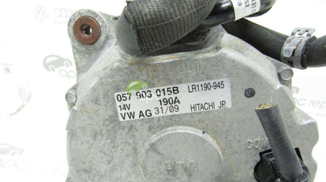 Alternator Original Audi A8 4H 3,0Tdi - 14V - 190A- Cod: 057903015B
