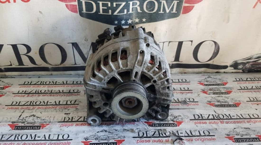 Alternator original Valeo 180A BMW seria 1 E81 120d 2.0 163 CP cod 7802261