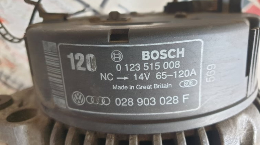Alternator original VW Passat B3/B4 1.9 TDI 110cp cod piesa : 028903028F