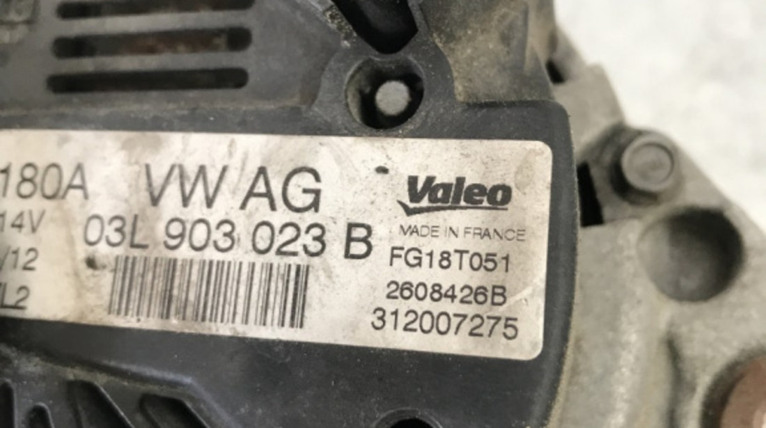 Alternator Passat Variant B7 2.0TDI DSG sedan 2012 (03L903023B)