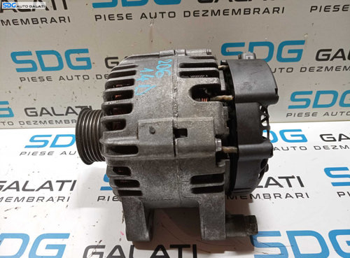 Alternator Peugeot 206 1.4 D 1998 - 2012 Cod 9646476280 2542704A [M6956]
