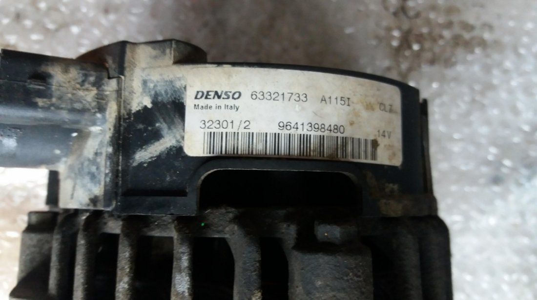 Alternator peugeot 206 1.4b 1.6b 9641398480