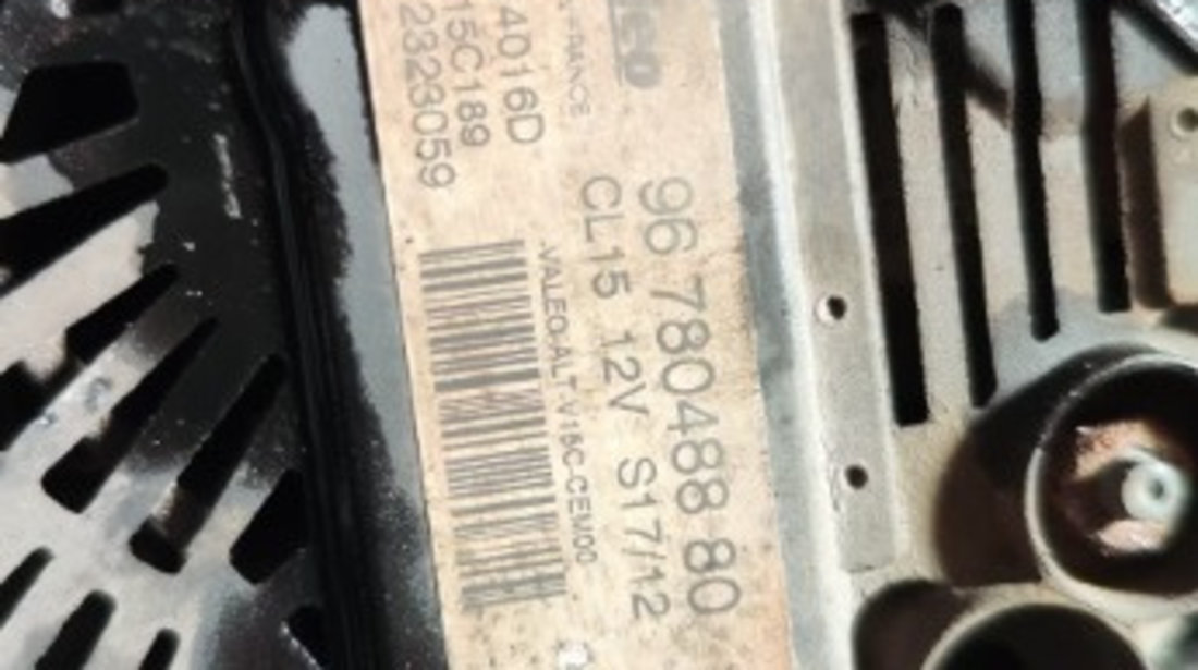 Alternator Peugeot 208 1.4 HDI 8HR cod 9678048880