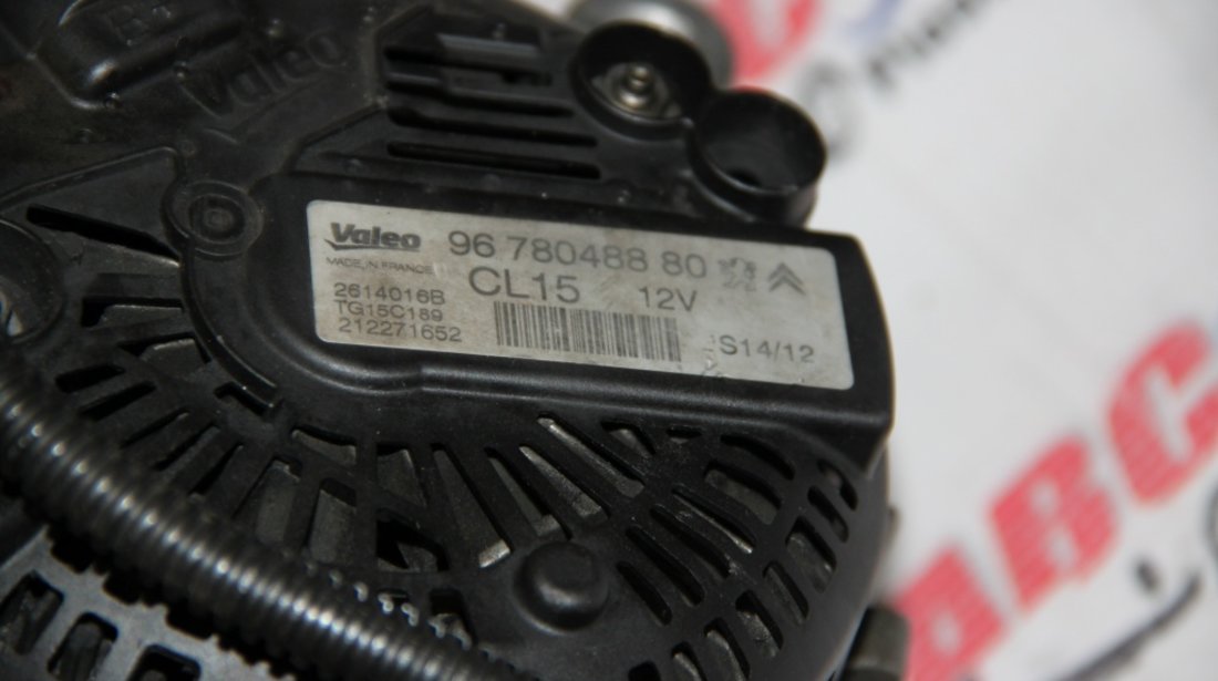 Alternator Peugeot 208 1.6 HDI cod: 9678048880 model 2014