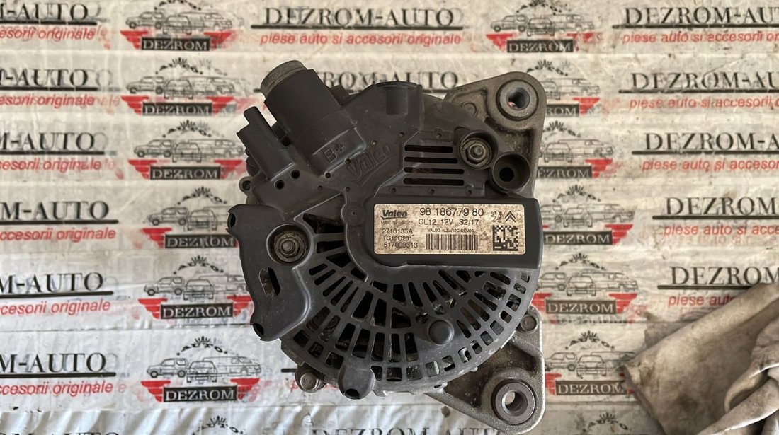 Alternator PEUGEOT 208 I Hatchback (CC_) 1.2 Benzina 68 cai cod: 9818677980