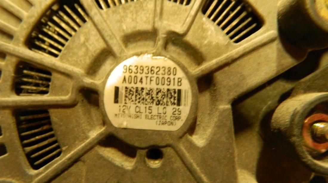 Alternator Peugeot 307 2.0 HDI cod: 9639362380