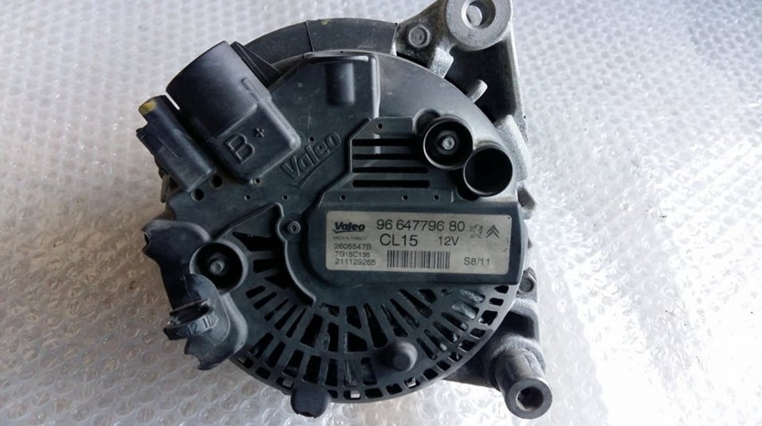 Alternator peugeot 508 expert partner 807 jumpy 2.0 hdi 1.6 hdi 12v 9664779680