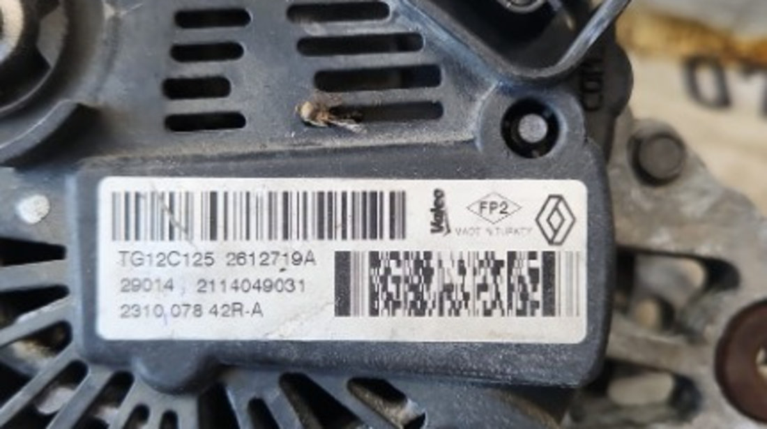 Alternator Renault Clio 4 1.2 Tce H5F 2015 Cod : 231007842R