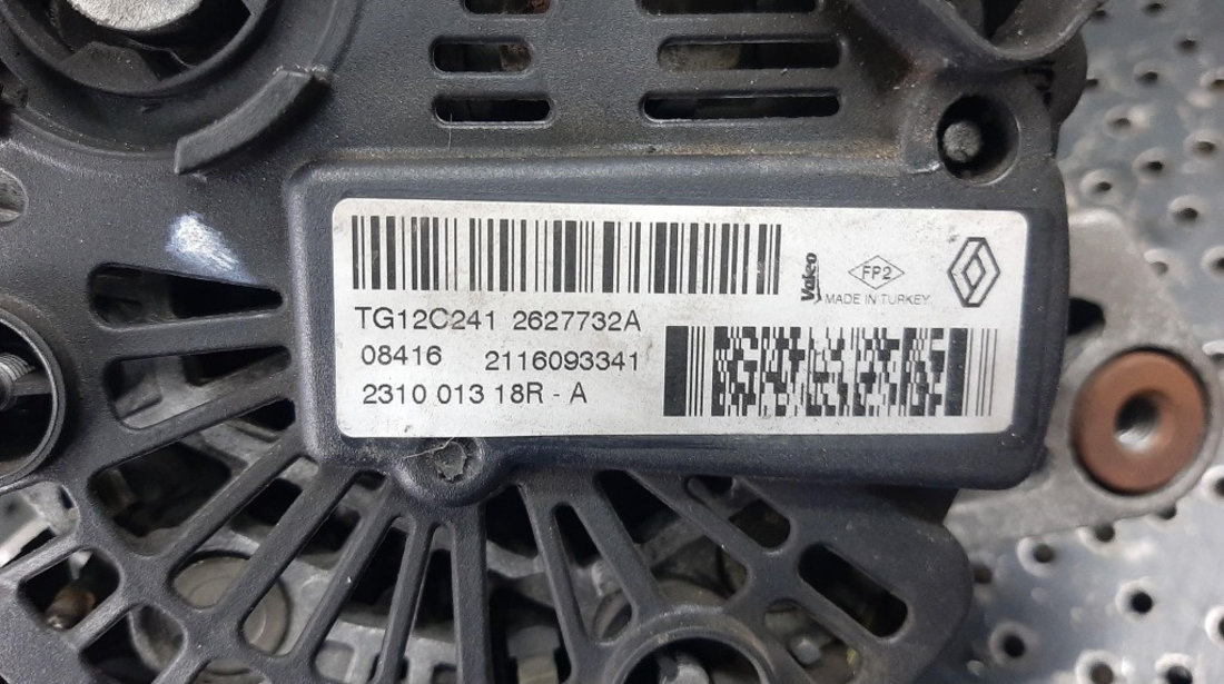 Alternator renault clio 4 captur megane 3 1.5 dci k9k 231001318r