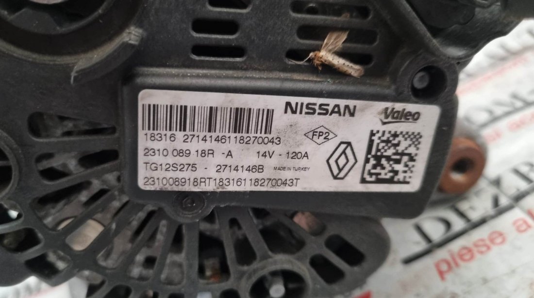 Alternator Renault Kadjar 1.5 Blue dCi 116cp cod piesa : 231008918R