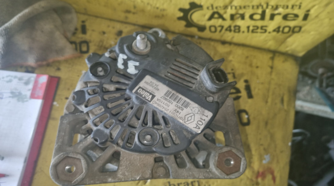 Alternator Renault Megane 2 1.6 8200100907 110A 8200100907 Renault Megane 2 [2002 - 2006] Hatchback 3-usi 1.6 MT (115 hp)