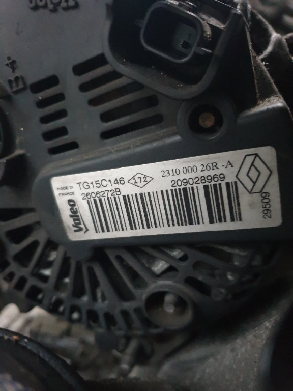 Alternator Renault Megane 3 1.5 dci cod 231000026R-A