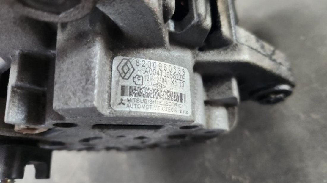 Alternator Renault Megane 3 1.5 dci K9K 837 2013 E5 Cod : 8200960533