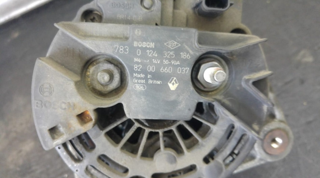 Alternator renault modus clio 3 twingo 2 1.2 b 0124325186