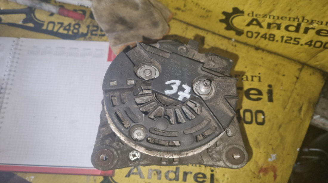 Alternator Renault Scenic 2 1.5D 0124525139 125A DEFECT MUFA 8200660034/0124525139 Renault Scenic 2 [2003 - 2006] Minivan 5-usi 1.5 dCi MT (106 hp)