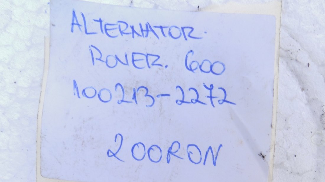Alternator rover 600 cod 100213-2272