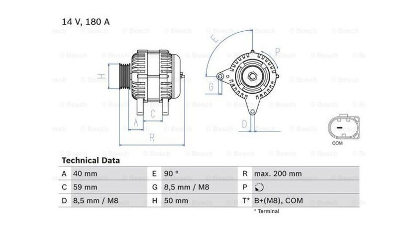 Alternator Skoda SUPERB (3V3) 2015-2016 #2 0121715077