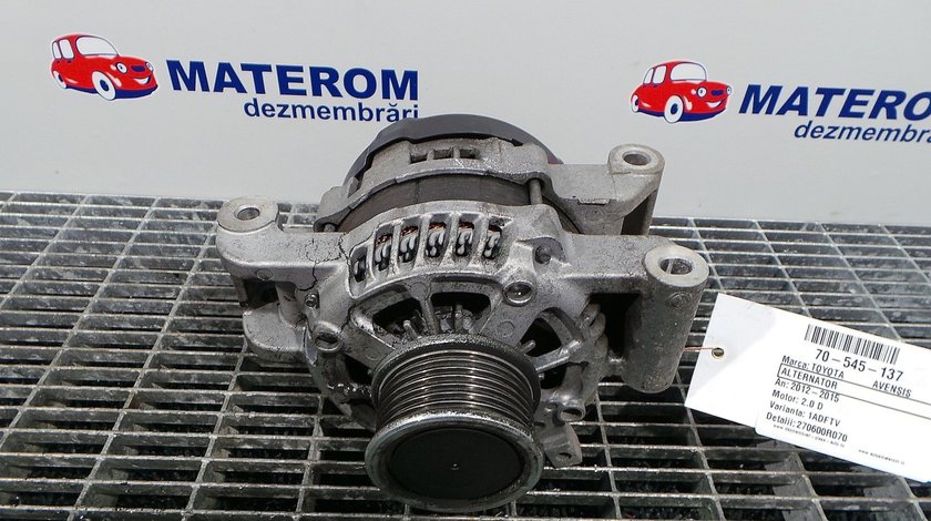 ALTERNATOR TOYOTA AVENSIS AVENSIS 2.0 D - (2012 2015)