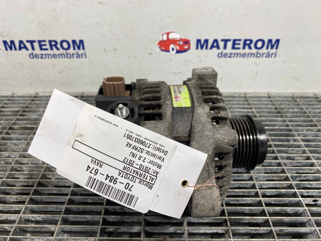 ALTERNATOR TOYOTA RAV4 2.0 INJ - (2010 2012)