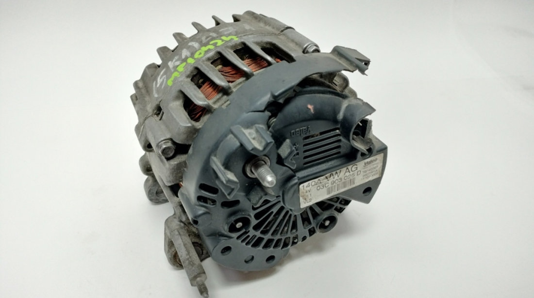 Alternator Valeo 140 A Volkswagen Golf 6 (5K1) Hatchback 2011 1.4 TSI VALEO- TG14C027 OEM 03C903025D