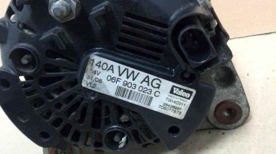 Alternator valeo 140A AUDI A3 A4 A6 DUPA 2005 DIESEL 4F IMPECABIL TOURAN CADDY PASSAT B6 2007