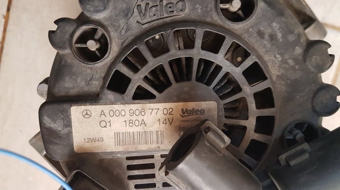 Alternator valeo 180A a0009067702 mercedes benz 2.2 cdi euro 5