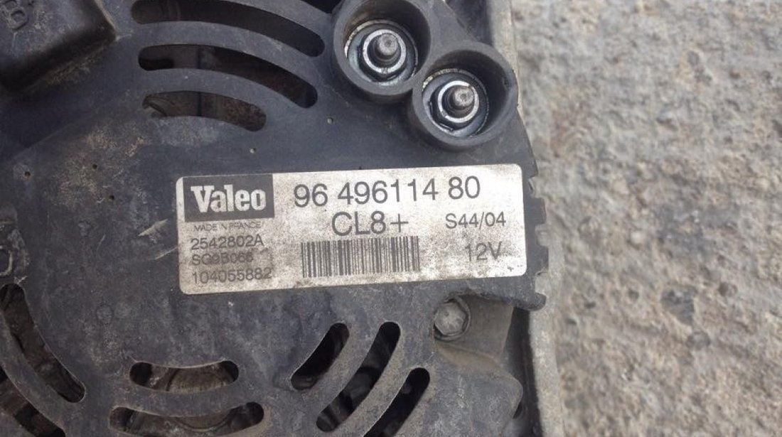 Alternator valeo cod 9649611480 peugeot 307 cc 2.0i rfn