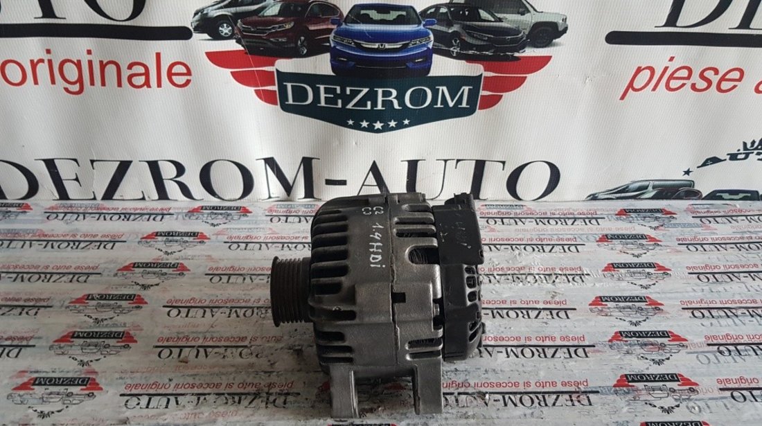 Alternator Valeo original 150A Citroen C3 1.4HDi 70cp 9646476280