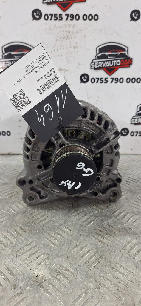 Alternator Volkswagen Golf 6 (2008-2013) 1.4 Benzina 2010, 03C903023A / 140A