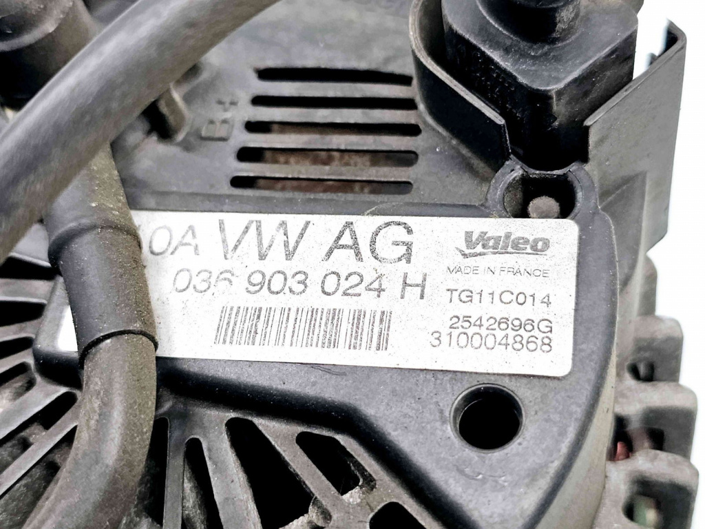 Alternator Volkswagen Golf 6 (5K1) [Fabr 2009-2013] 036903024H 1.4 Benz CGGB 63KW / 85CP