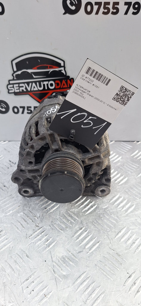 Alternator Volkswagen Sharan (2000-2010) 1.9 Motorina 2003, 038903023L