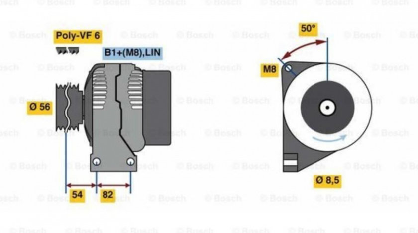 Alternator Volvo S60 I 2000-2010 #2 0124525060