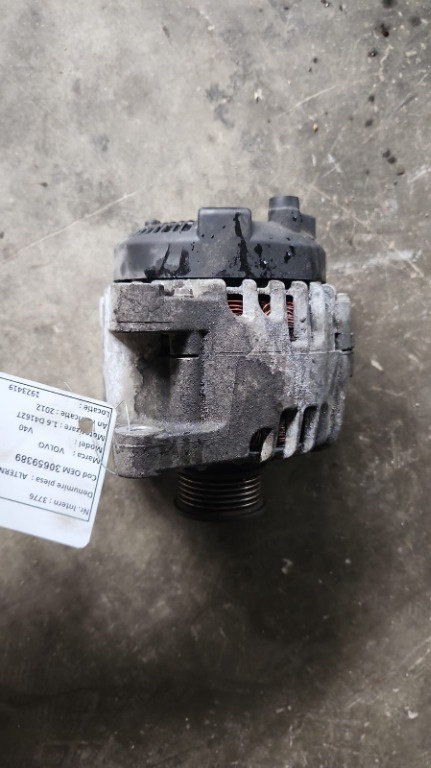 Alternator Volvo V40 S40 D2 1.6 d cod motor D4162T cod 30659389