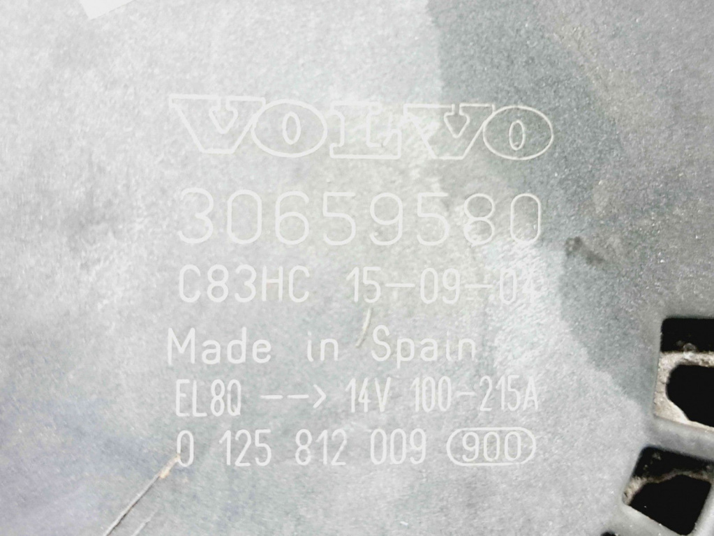 Alternator Volvo V60 [Fabr 2010-2018] 30659580 2.0 D4204T8 88KW / 120CP 2.0 D4204T8 88KW / 120CP