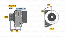 Alternator Volvo V70 Mk II (SW) 2000-2007 #2 01245...