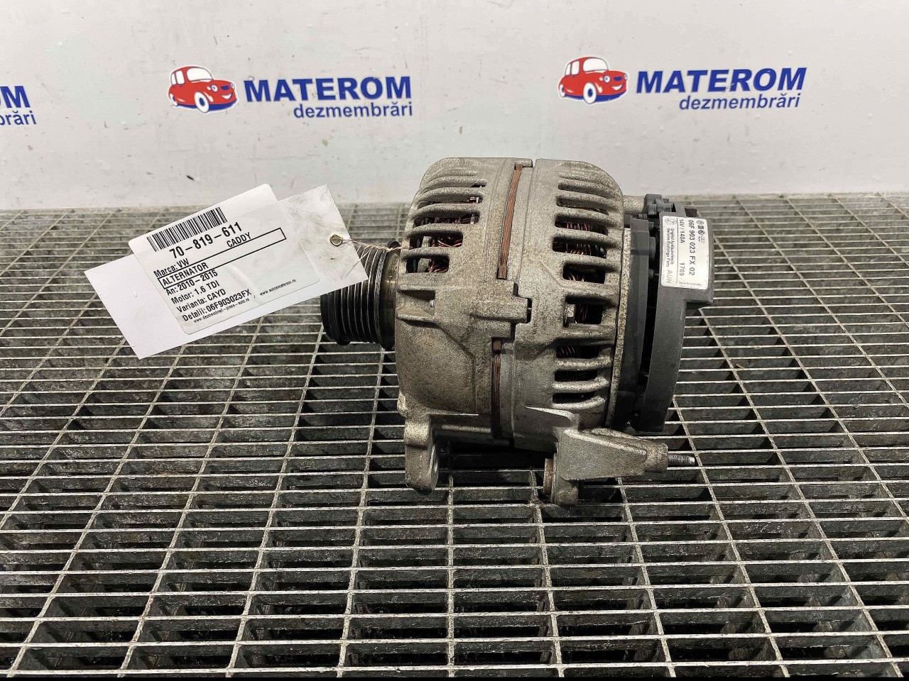 ALTERNATOR VW CADDY CADDY 1.6 TDI - (2010 2015)