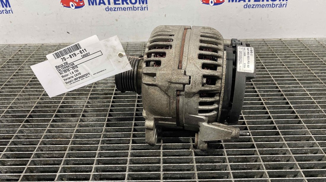 ALTERNATOR VW CADDY CADDY 1.6 TDI - (2010 2015)