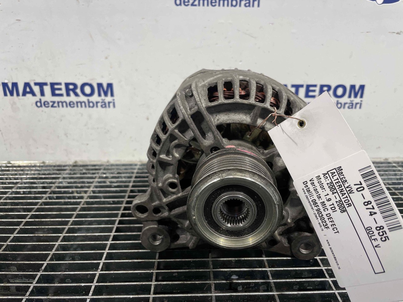 ALTERNATOR VW GOLF V 1.9 TDI - (2004 2008)
