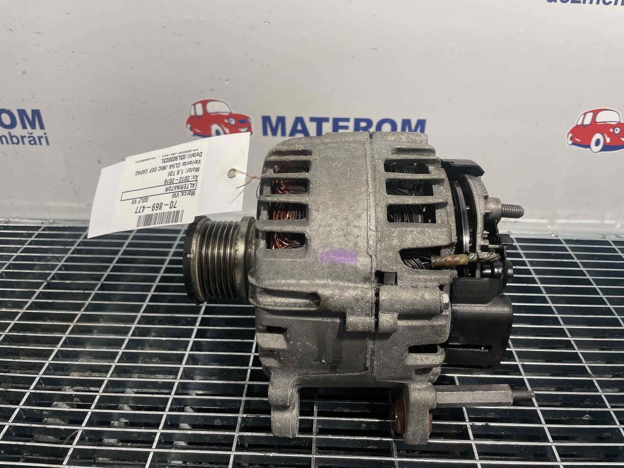 ALTERNATOR VW GOLF VII 1.6 TDI - (2012 2016)