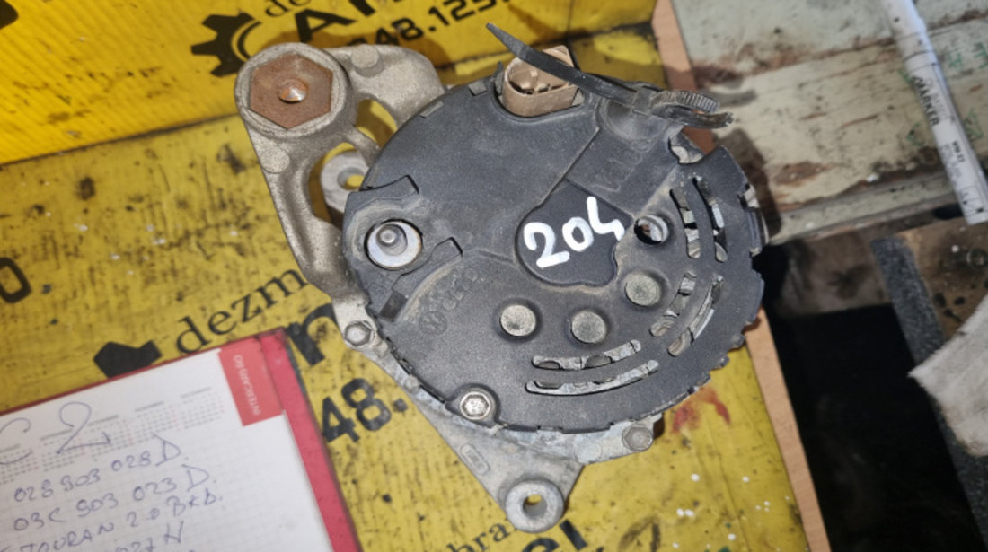 Alternator VW Passat B5 1.8 06B903016D 06B903016D/2542225B Volkswagen VW Passat B5 [1996 - 2000] Sedan 4-usi 1.8 MT (150 hp)