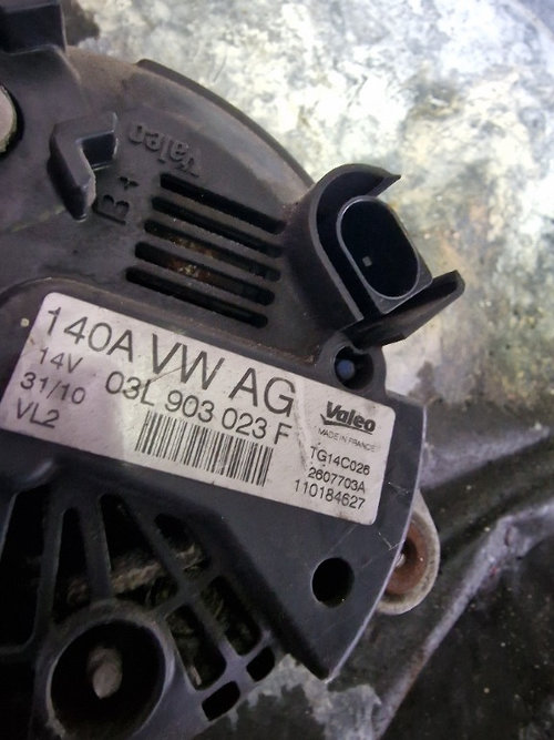 Alternator Vw Passat B7 2.0TDI cod 03L903023F