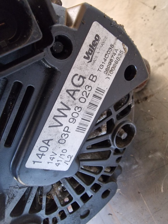Alternator Vw Polo 6R Fabia 2 Ibiza 1.2TDI CFW cod 03P903023B
